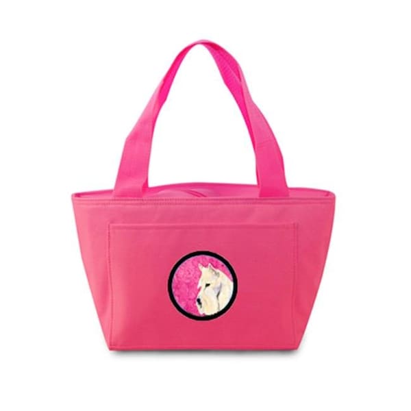 Carolines Treasures SS4806-PK-8808 Pink Scottish Terrier Zippered Insulated School Washable And Stylish Lunch Bag Cooler SS4806-PK-8808 - main
